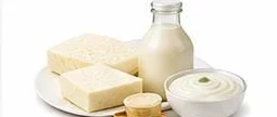 Milk, paneer and curd