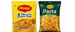 Instant noodles and pasta packets