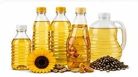 Bottles of cooking oil